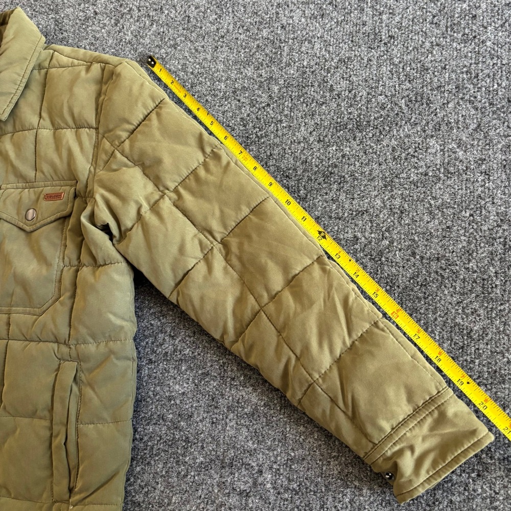 Volcom Women Quilted Water Resistant Shirt Jacket Olive Green C1641603 Size M - Picture 3 of 13